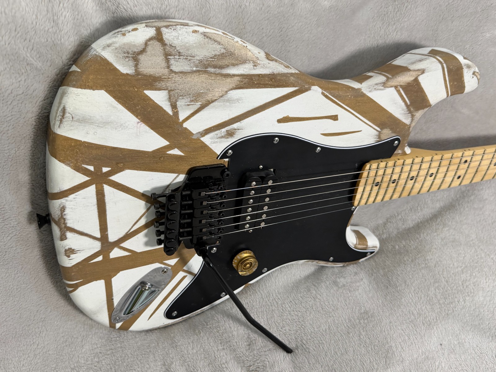 EVH Style Electric Guitar-Hand Built Video/Screams/ SOLD OUT/ BUILT TO ORDER