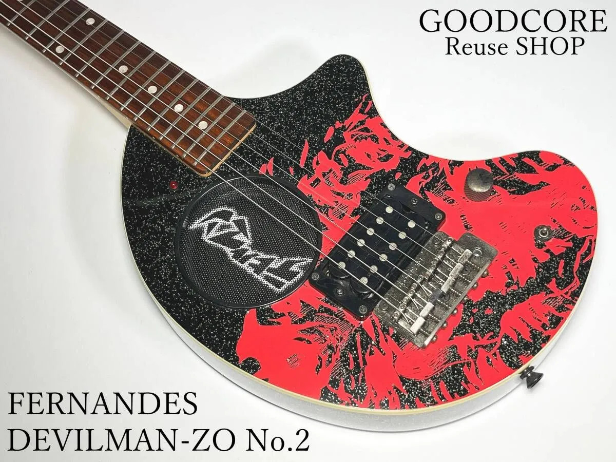 FERNANDES ZO-3 DEVILMAN-ZO No.2 Devilman Electric Guitar with Built-in Amplifier