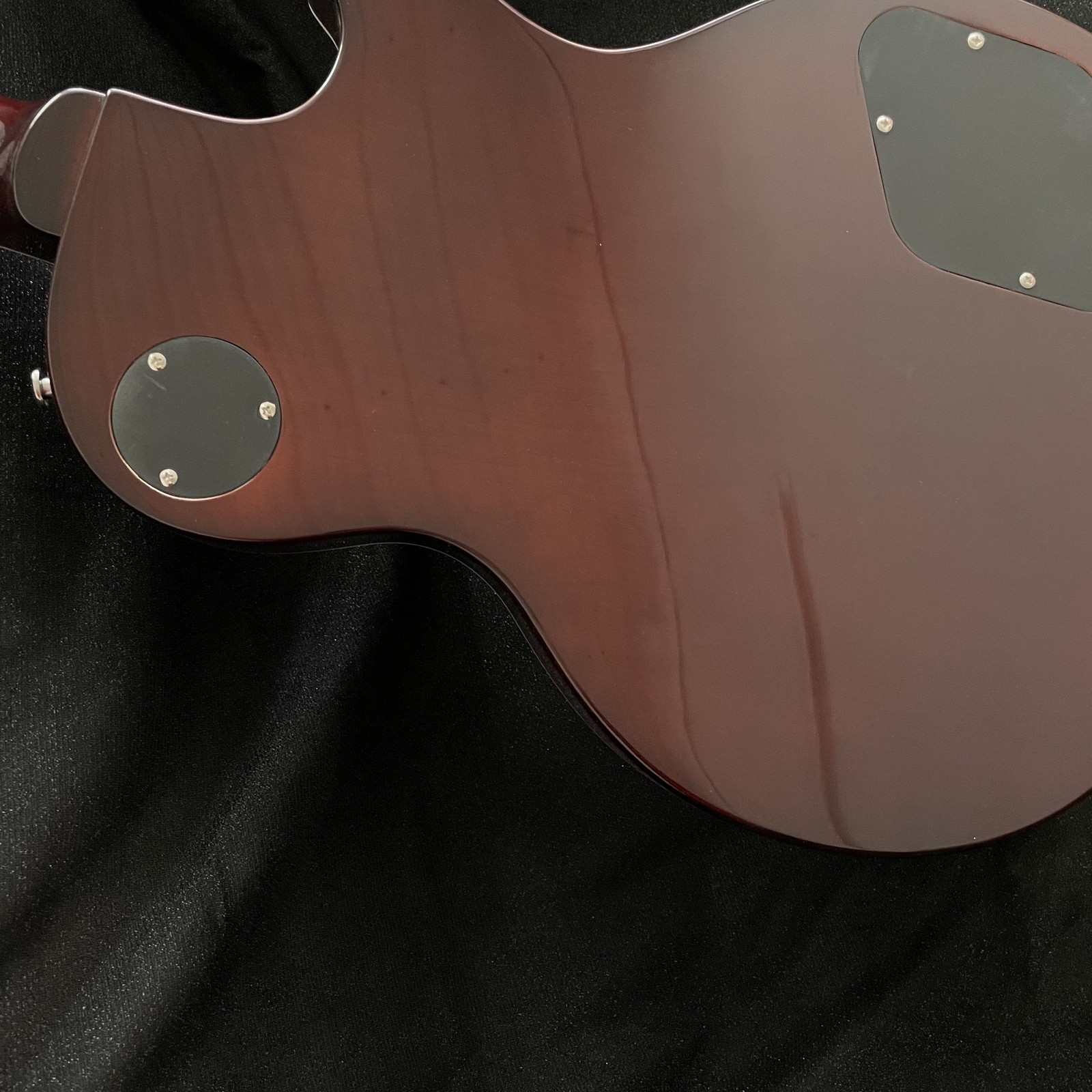 Left-handed Standard Electric Guitar Solid Mahogany Body fast ship Flamed veneer