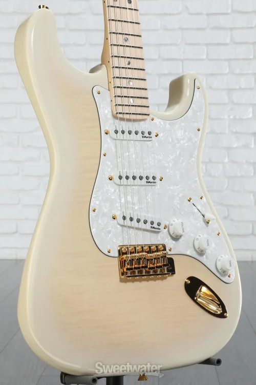 Fender Richie Kotzen Stratocaster Electric Guitar – Transparent White Burst