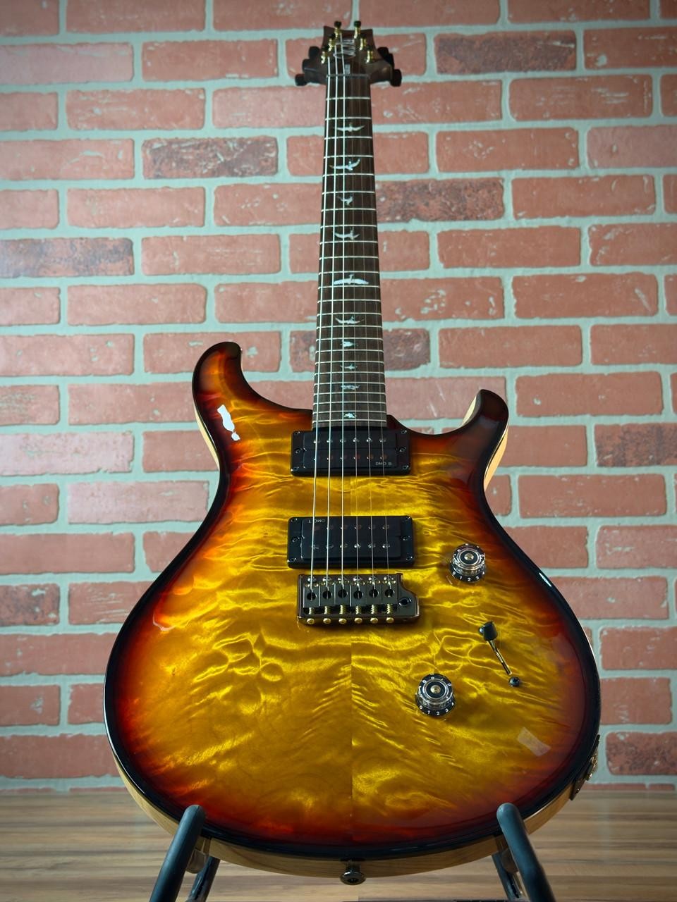 PRS Custom 24 Quilt 10-Top Authentic Braz. Rosewood Fretboard Electric Guita