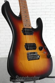 Ibanez Prestige AZ2402 Electric Guitar – Tri Burst Fade Flat