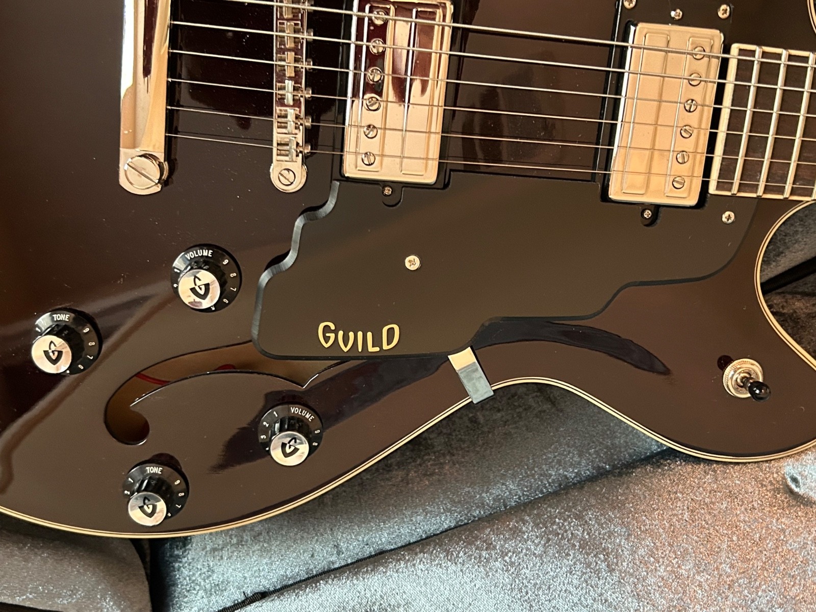 Guild Starfire I DC Vintage Walnut Double Cutaway Semi Hollow Electric *Open Box