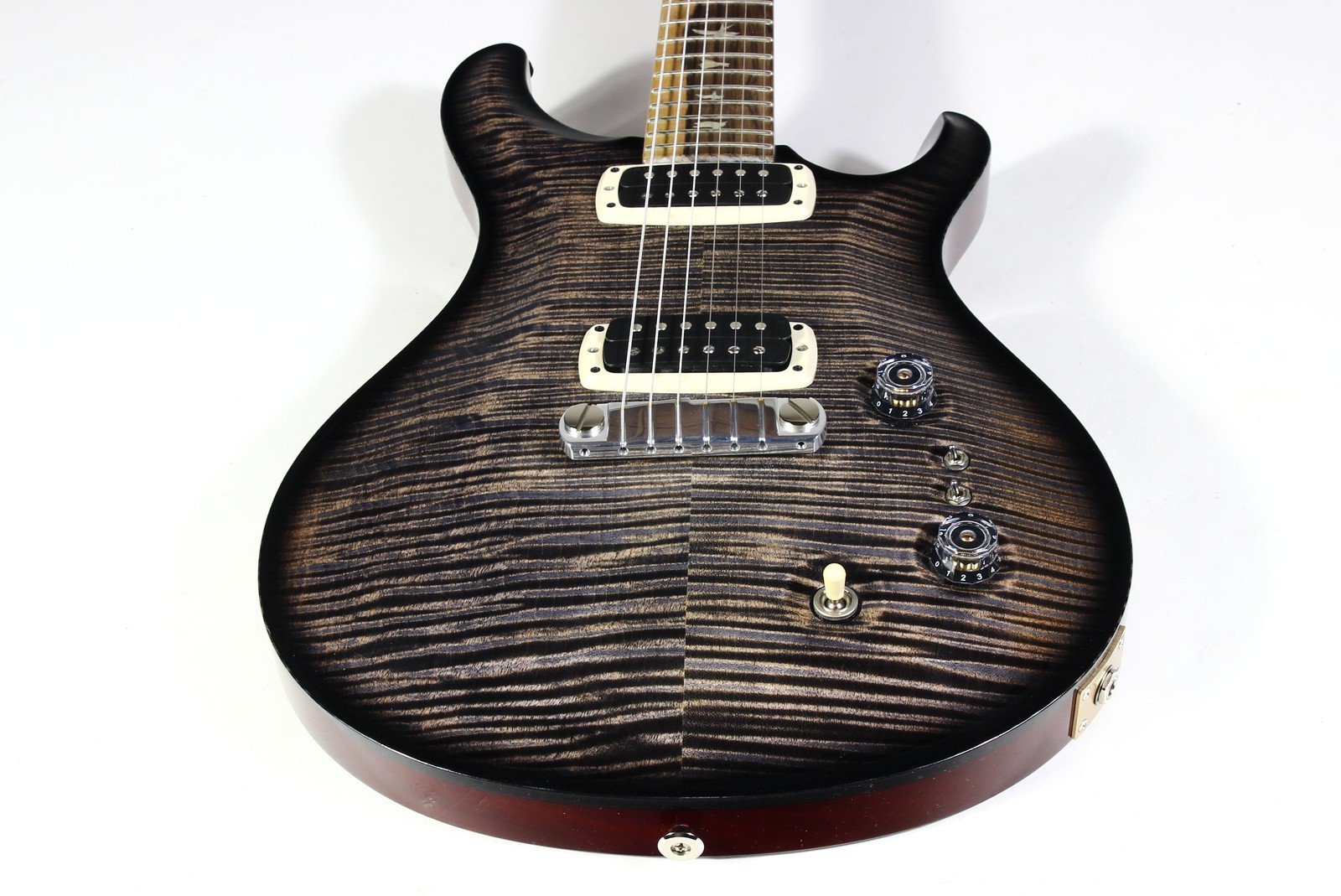 2025 PRS Charcoal Phoenix Limited Edition Private Stock Grade Curly Maple Top