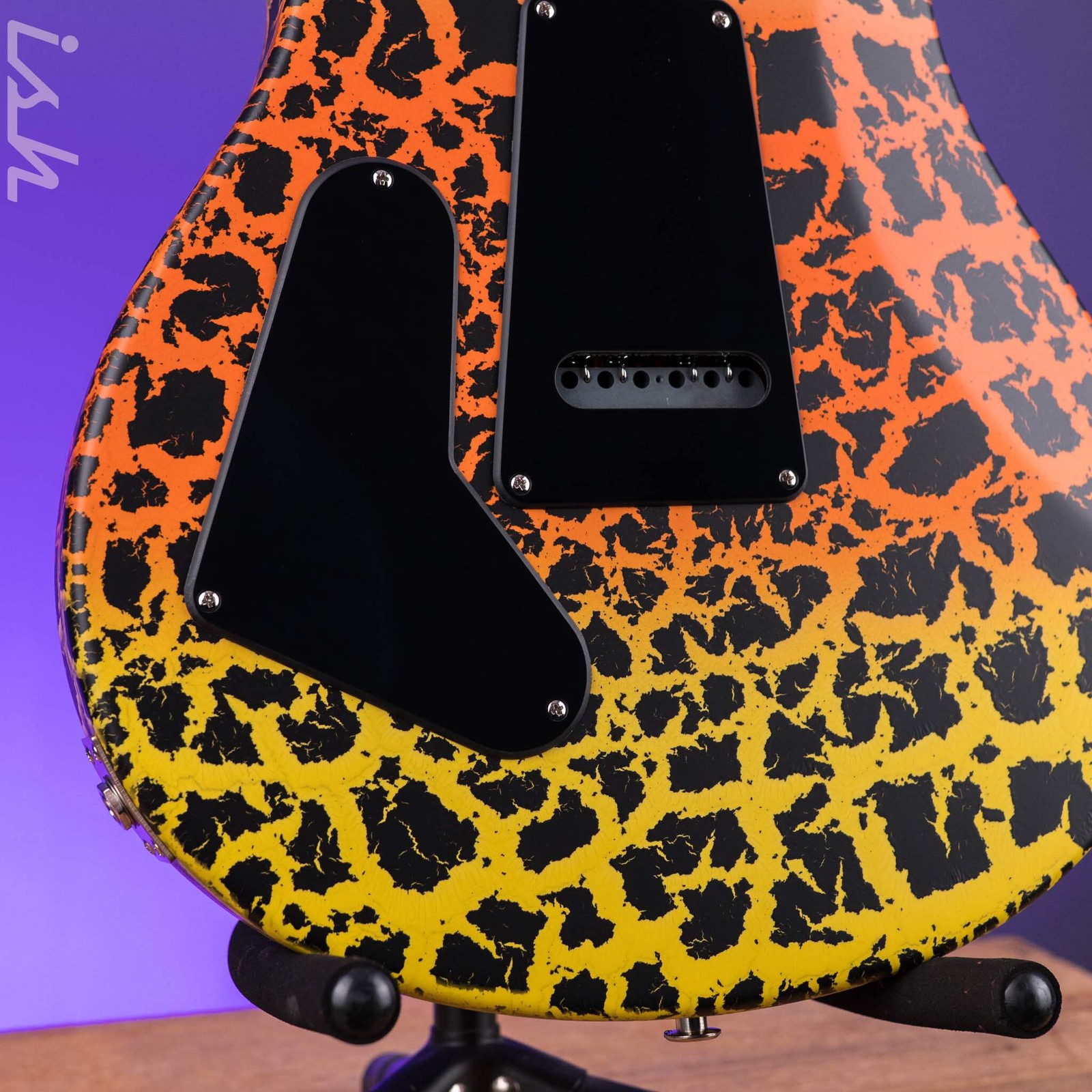 PRS CE 24 Special Candy Corn Crackle w/ Black Satin Neck