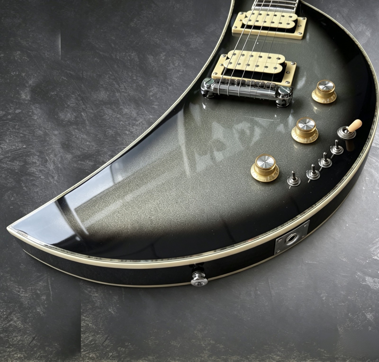 Ship US Custom Moon VB Electric Guitar Rosewood Fingerboard Crescent inlay