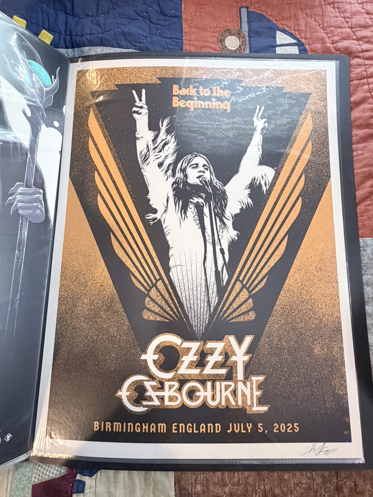 Black Sabbath Back To The Beginning Poster Obey Luke Preece Ozzy Osbourne SET