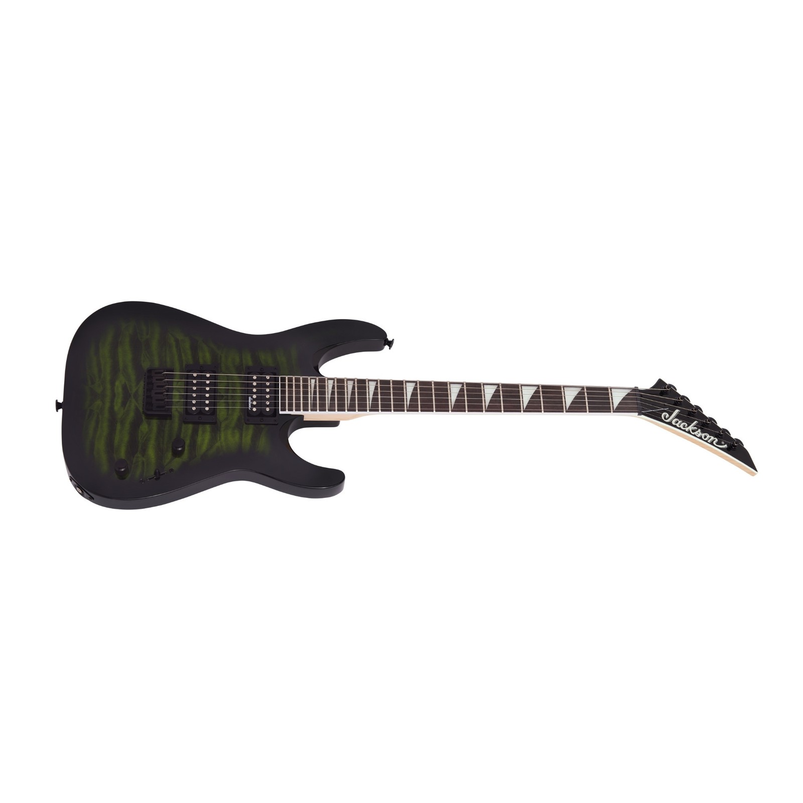 Jackson JS Series Dinky Arch Top JS32Q DKA HT Guitar Transparent Green Burst