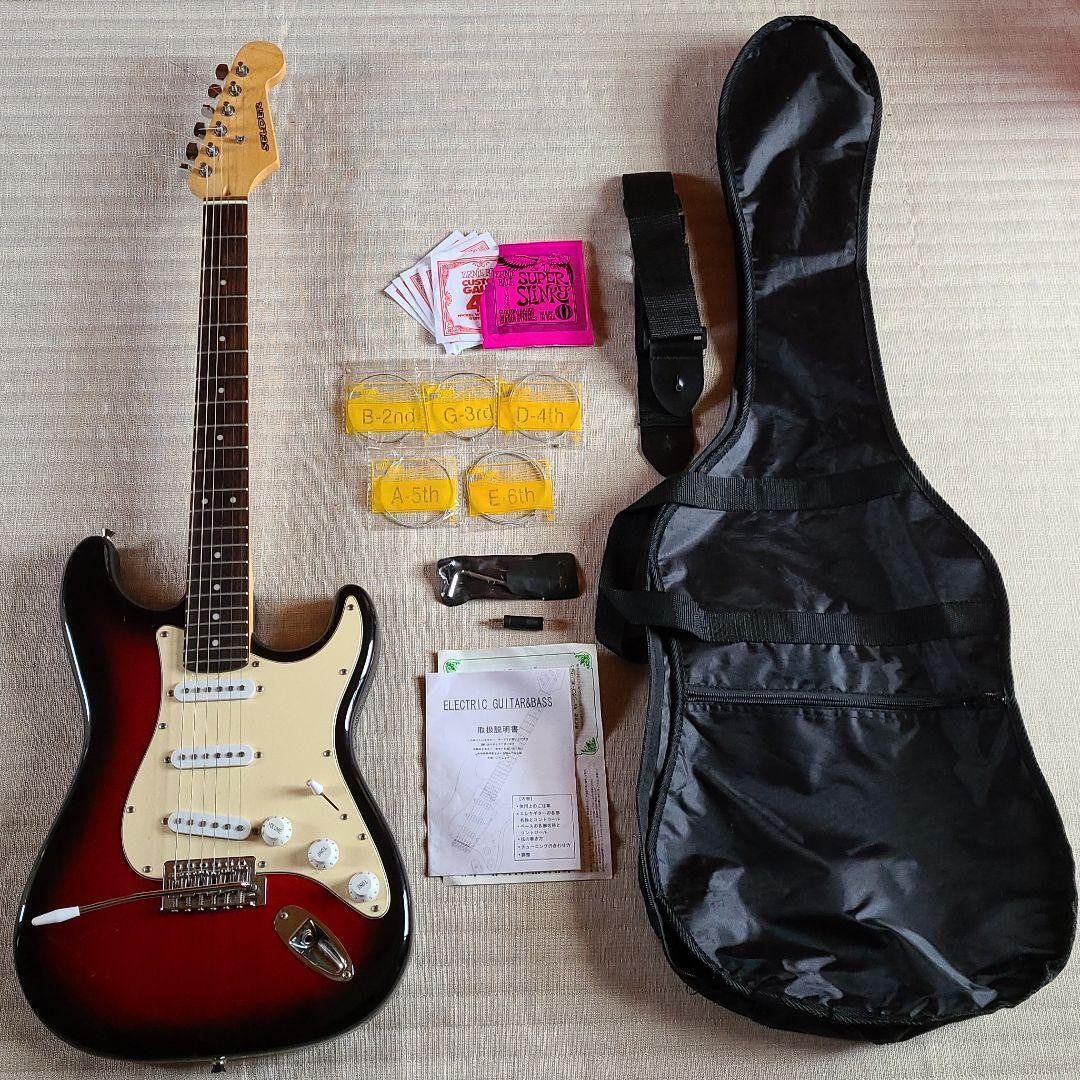 Electric Guitar Selder Kyoritsu Corporation Sunburst with Accessories