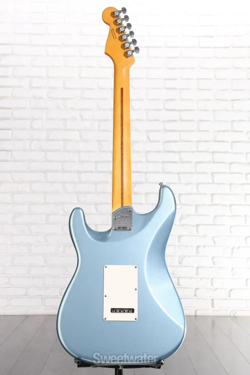 Fender American Ultra Luxe Vintage ’60s Stratocaster Electric Guitar – Ice Blue