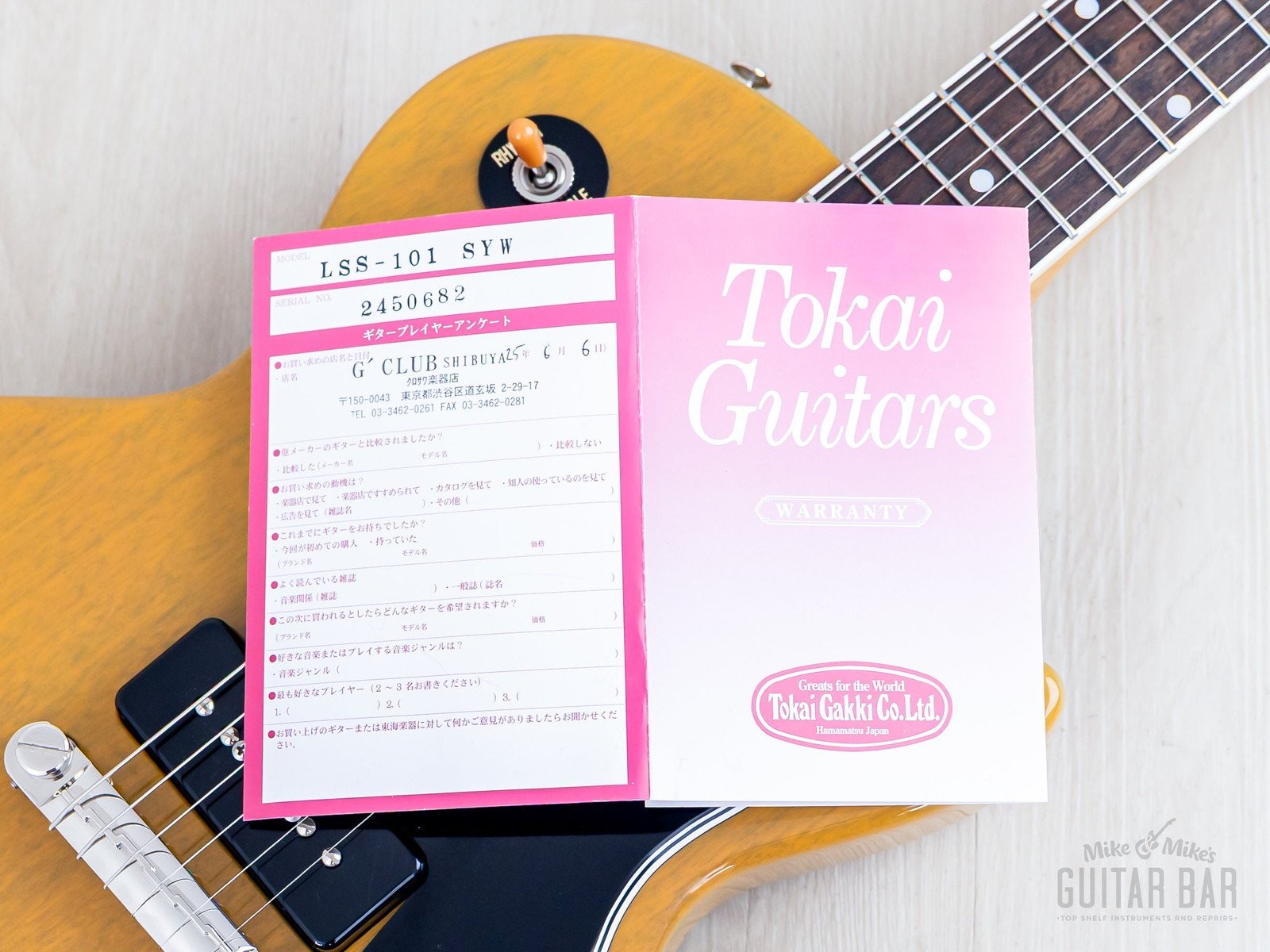2024 Tokai Love Rock LSS-101 ’50s-Style Singlecut Special w/ Hangtags, Japan