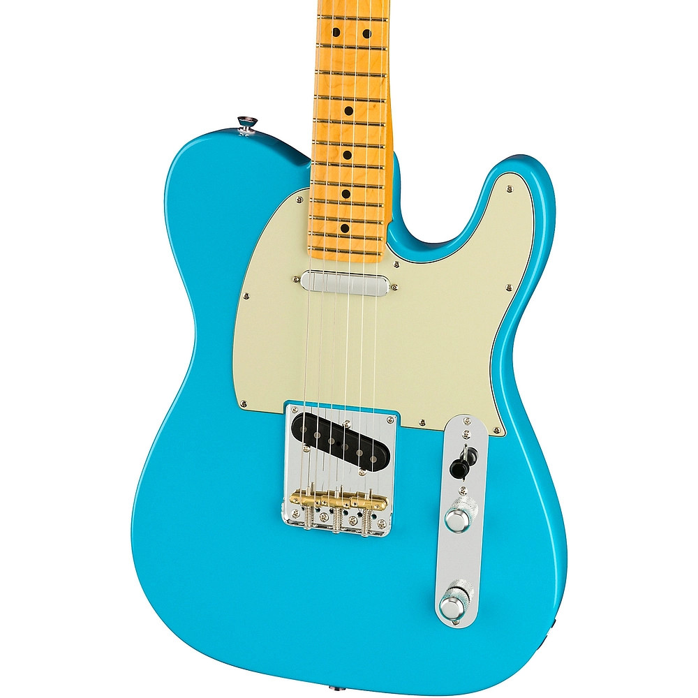 Fender American Professional II Telecaster Maple Fingerboard Guitar Miami Blue