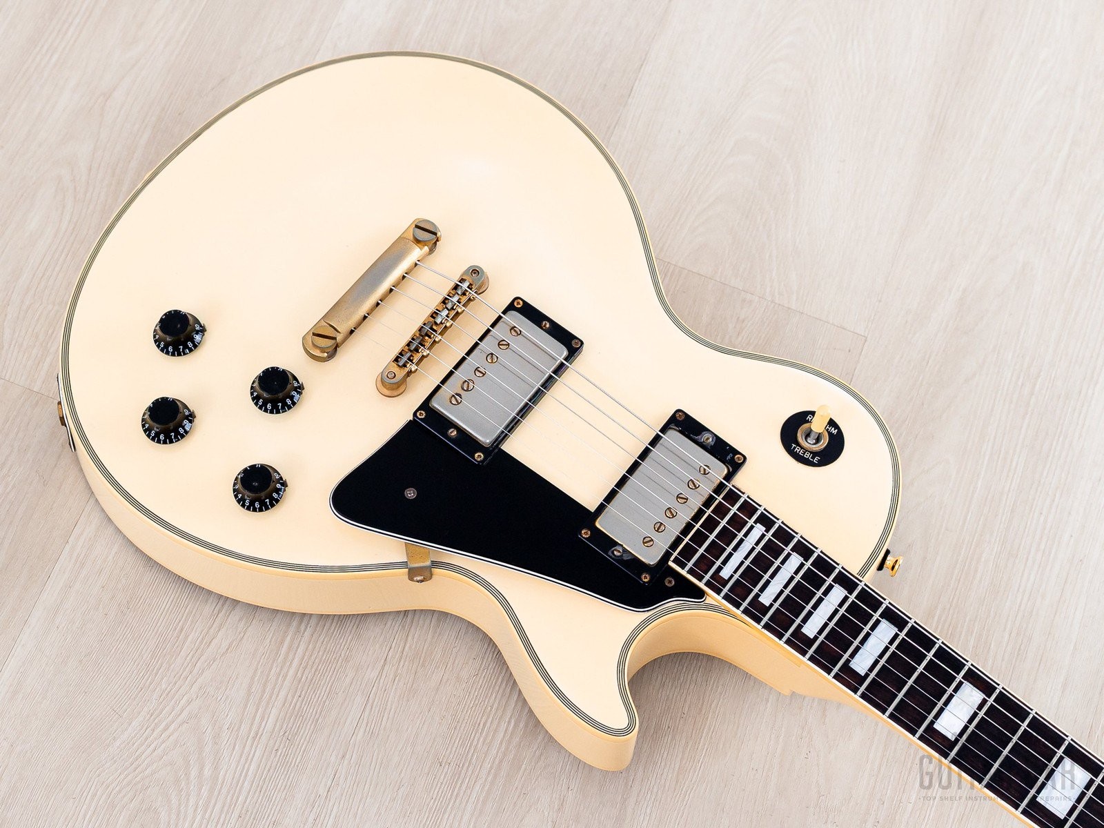 1991 Burny RLC-70 Custom Vintage Guitar w/ VH-1 Humbuckers & Case, Japan
