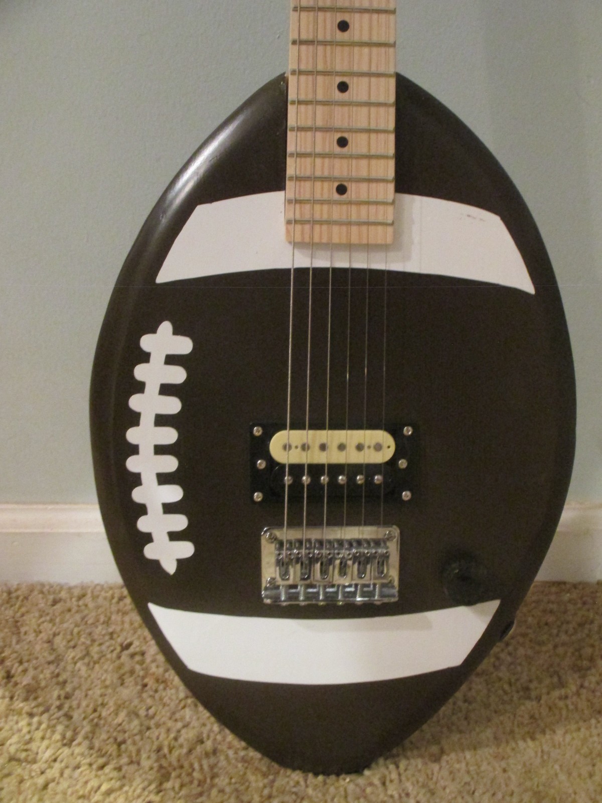 Football Theme Collegiate, NFL Electric Guitar – You Choose the Logo