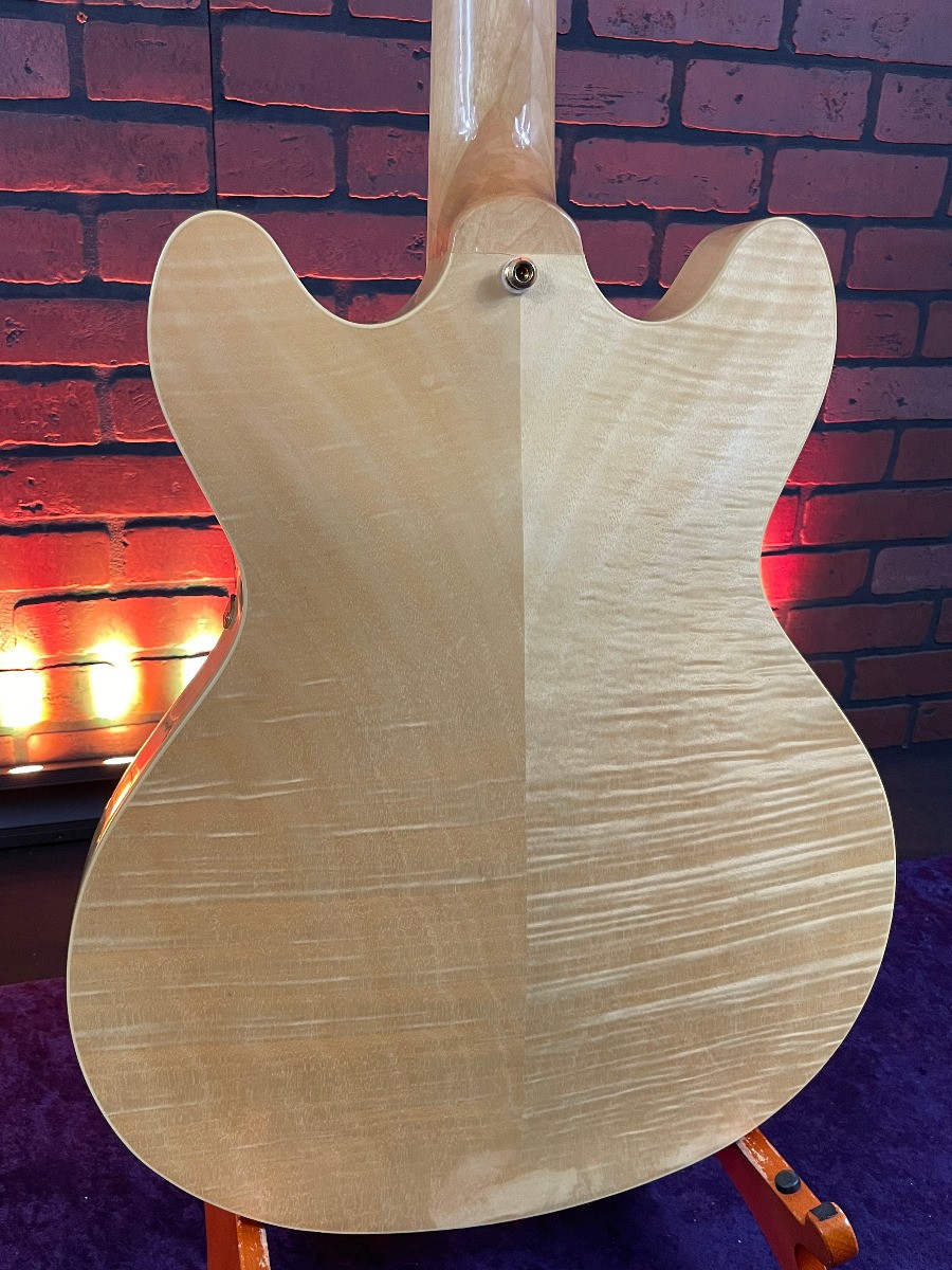 2005 Washburn HB35 Semi-Hollow Electric Guitar- Natural Gloss – w/ Hard Case