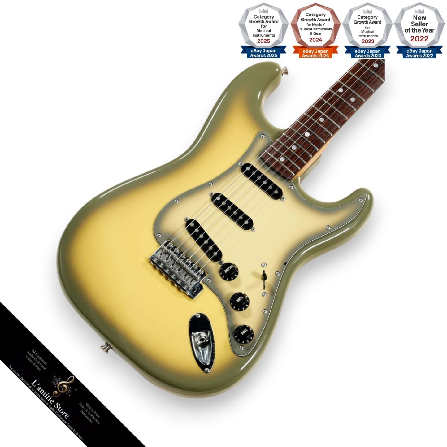 Fender Japan Antigua Stratocaster 20022004 70s Style Color Excellent Condition