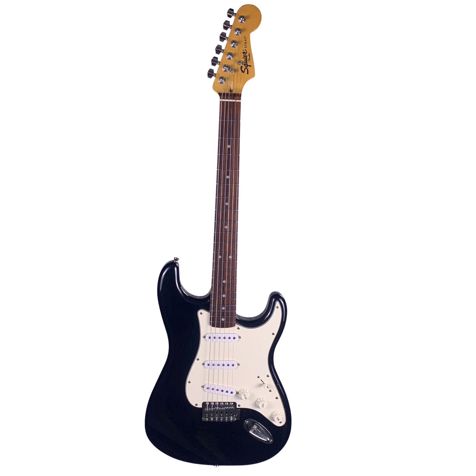 Squier Strat Electric Guitar Black (Used)