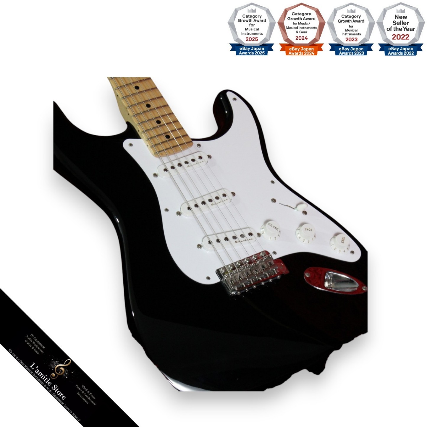 Fender Eric Clapton Stratocaster Blackie 3.65kg Electric Guitar Rare