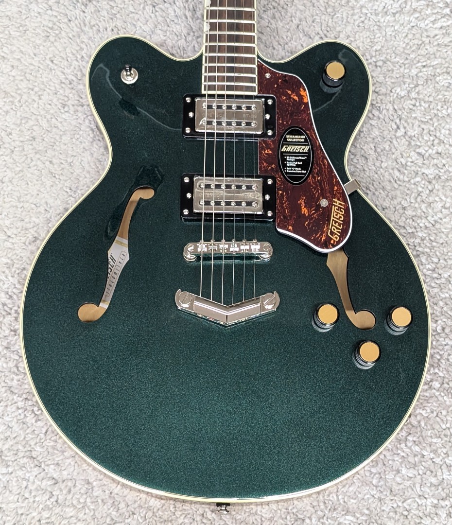Gretsch G2622 Streamliner with V-Stoptail, Broad’Tron BT-3S Pickups, Cadi Gree