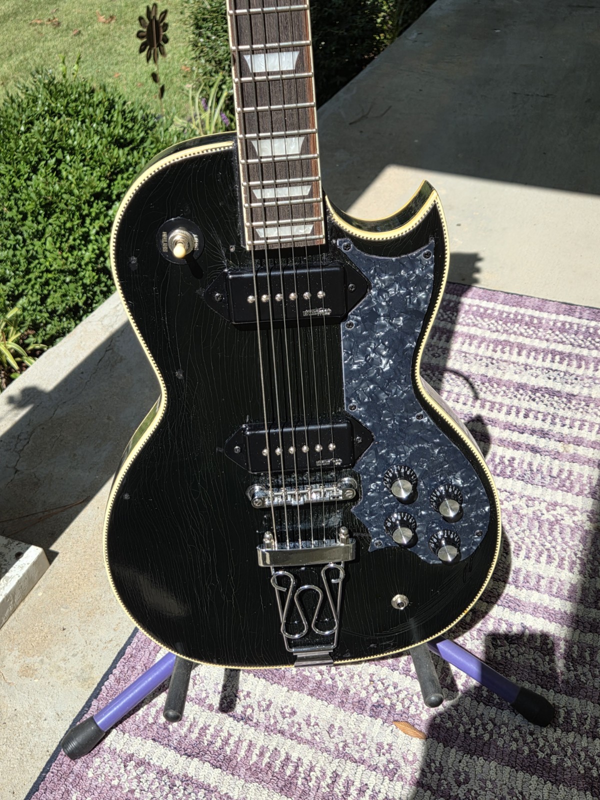 Kay 60’s Thinline Electric Guitar Body W/ New Neck, Wiring, Pickups Bridge Guard