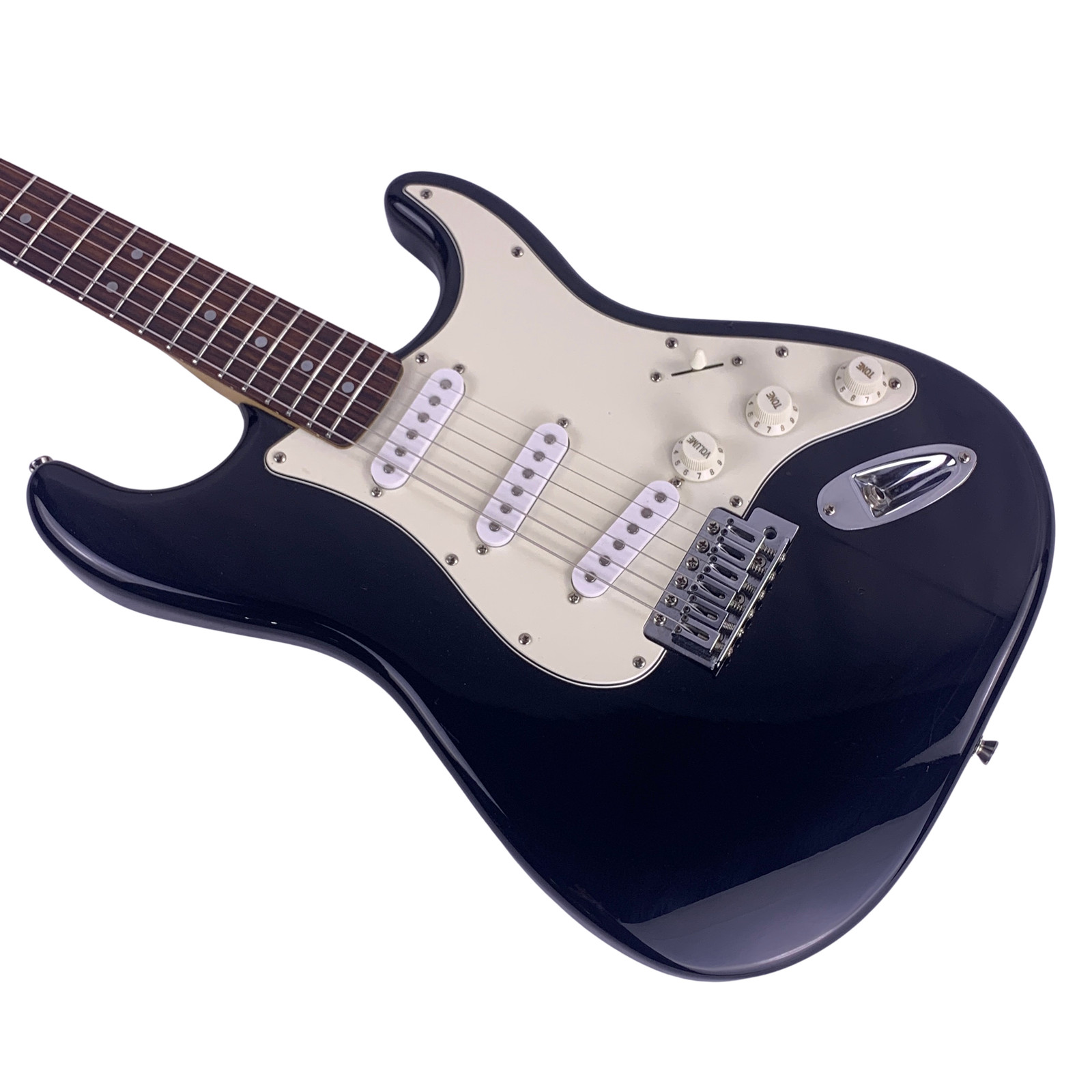 Squier Strat Electric Guitar Black (Used)