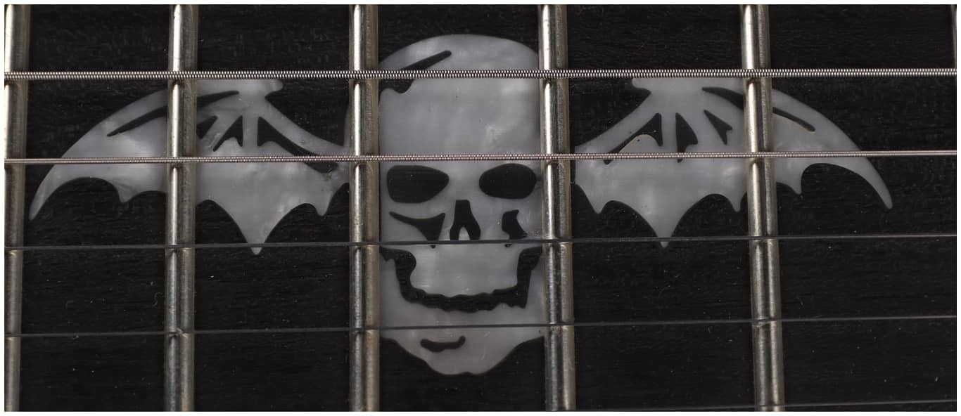Avenged Sevenfold 4x Band-Signed Schecter Diamond Series Custom Electric Guitar