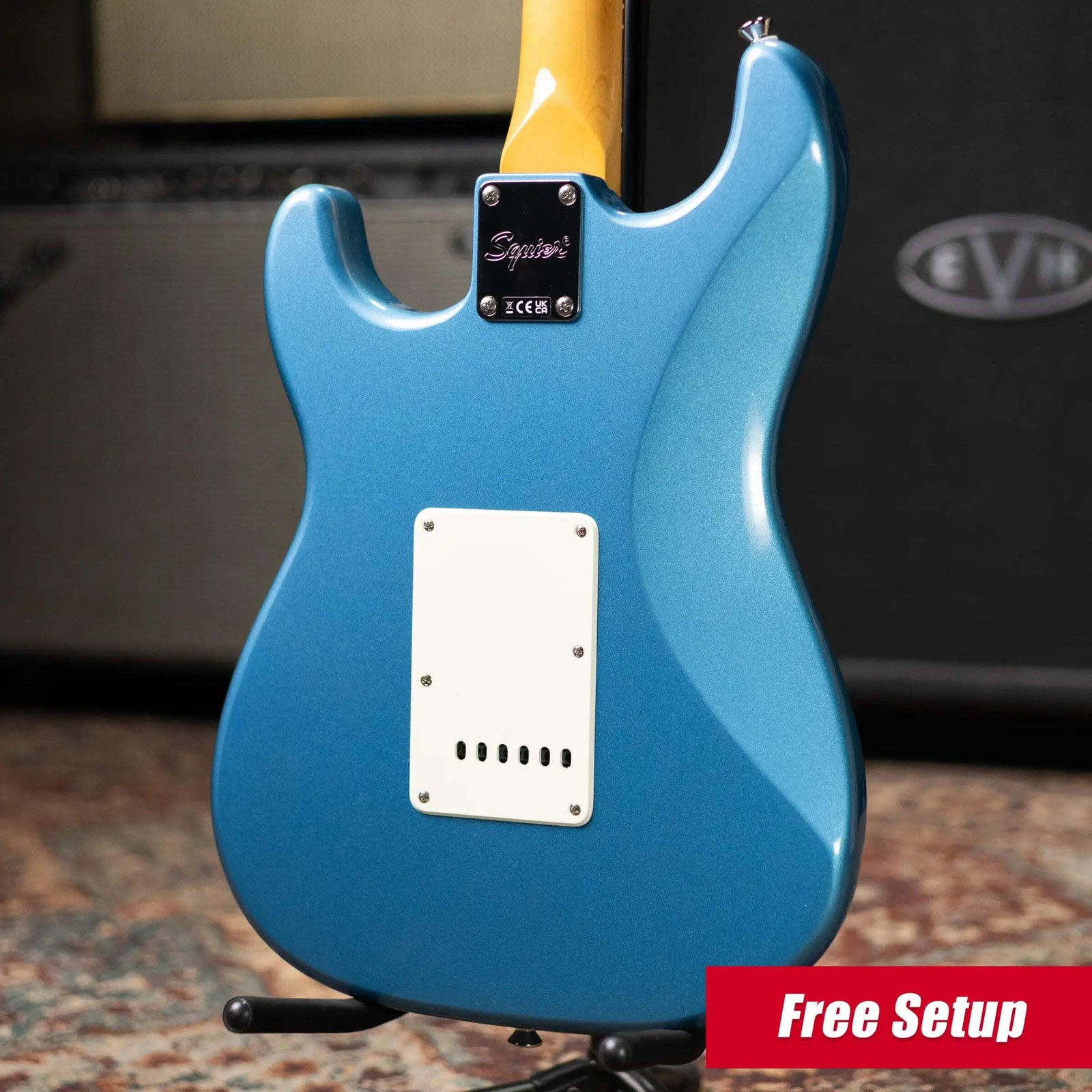 Squier Classic Vibe ’60s Stratocaster Electric Guitar – Lake Placid Blue