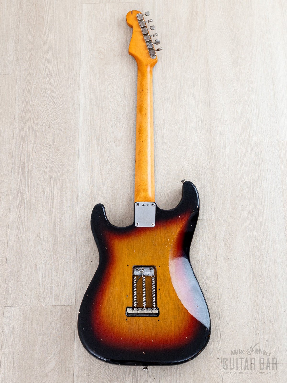 1963 Fender Stratocaster Korina Pre-CBS Vintage Guitar Sunburst w/ Case