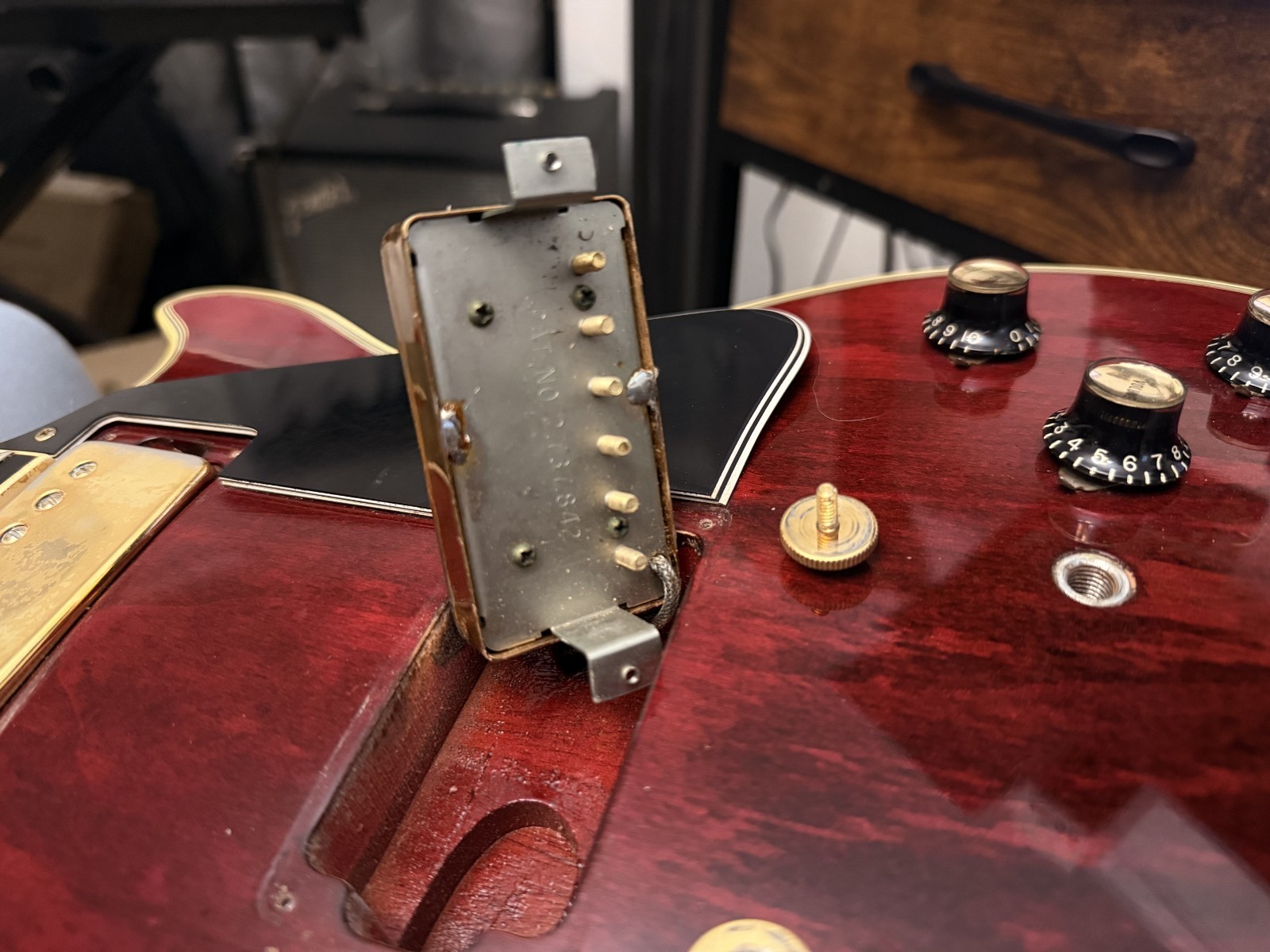 Gibson Les Paul Custom 1974 Wine Red 1st year 100% Original collectors piece.