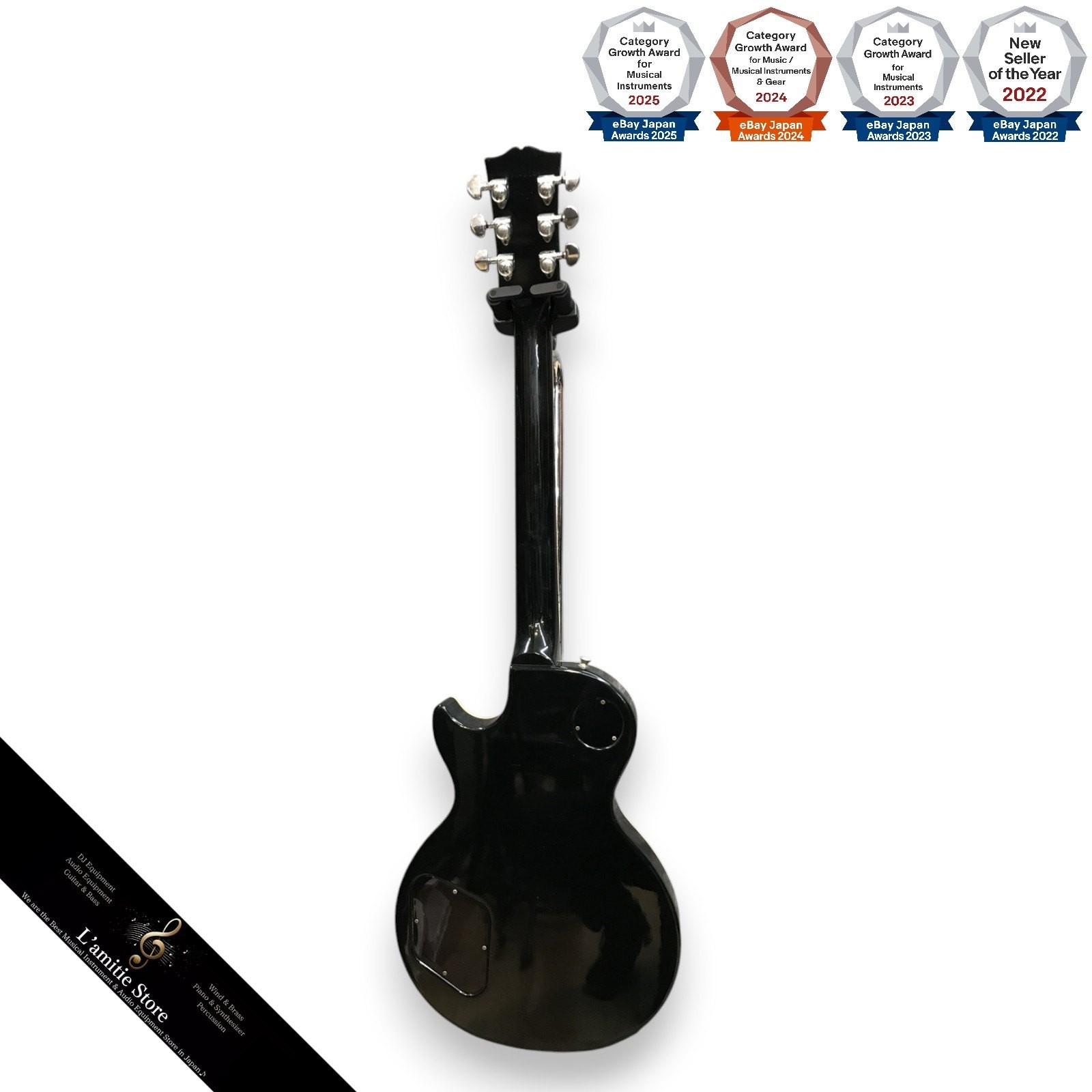 Gibson Les Paul Standard Electric Guitar Tim Show P.A.F Ebony Black 1P Mahogany