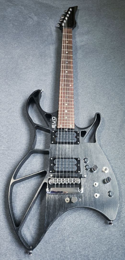 Electric Guitar EVO 0101Z-II Jet Black GK-5 Modified Black Made in Japan