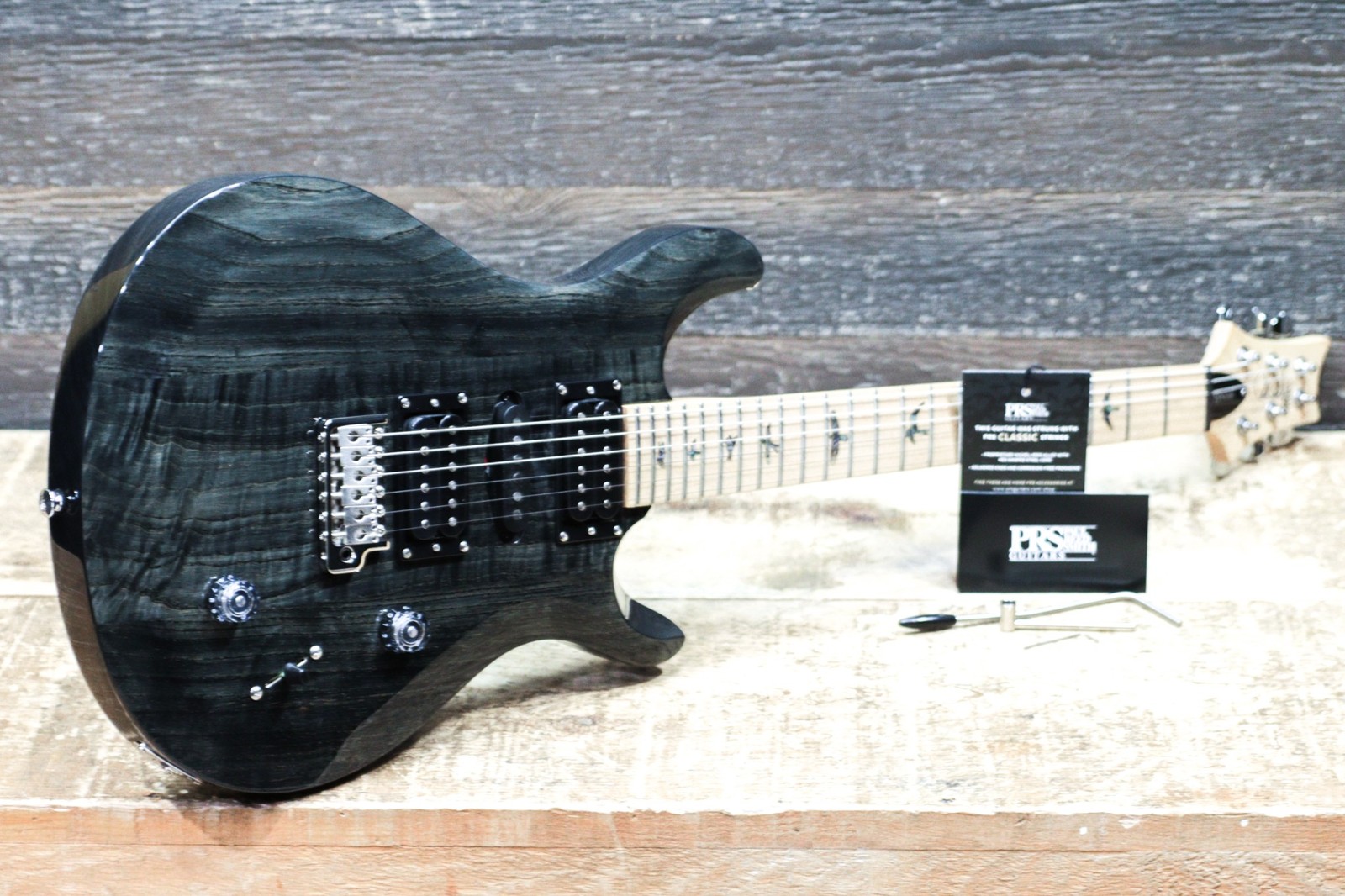 PRS SE Swamp Ash Special 85/15 “S” & AS-01 Pickups Charcoal El. Guitar w/Bag