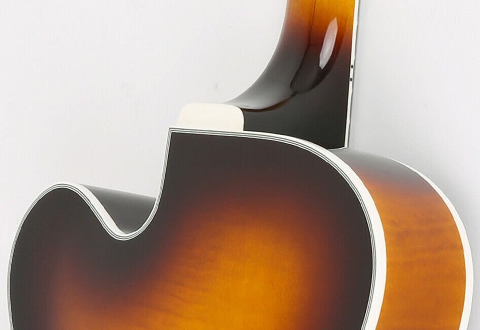 Fujigen Masterfield Archtop Hollow Body Electric Guitar MFA-HH Sunburst