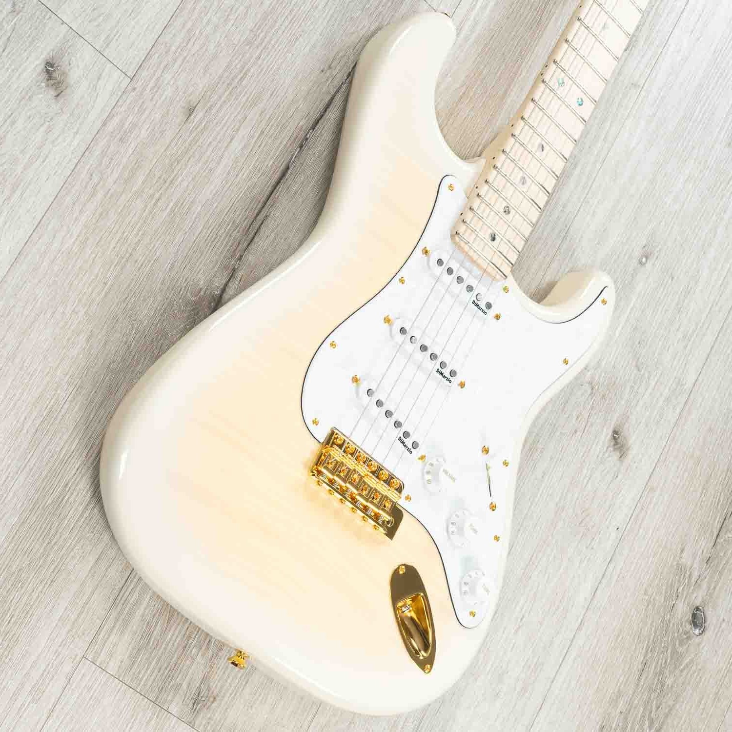 Fender Richie Kotzen Signature Stratocaster Guitar, Transparent White Burst