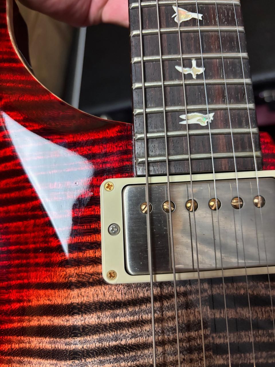 2022 PRS DGT 10-Top Charcoal Cherry Burst w/case