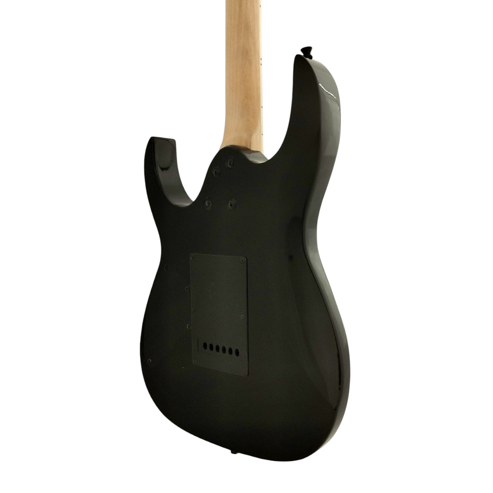 Haze 11HSJS1920DPB electric guitar with flamed maple top, Dark purple