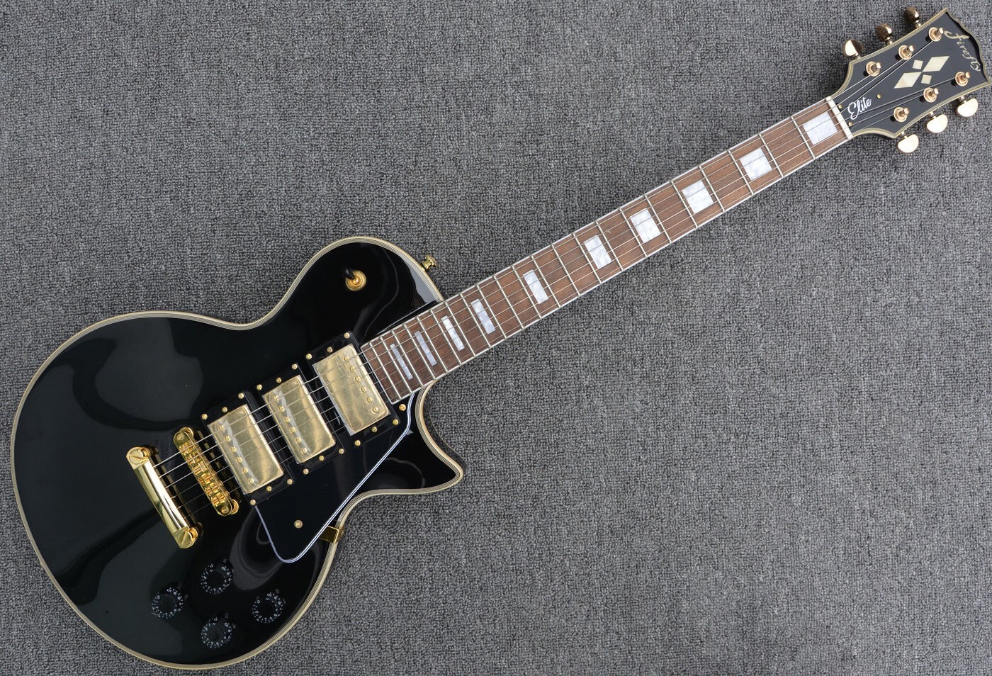 NEW Firefly 3 Pickups think Les Paul LUTHIER SET UP w/extras Beautiful-blk beau