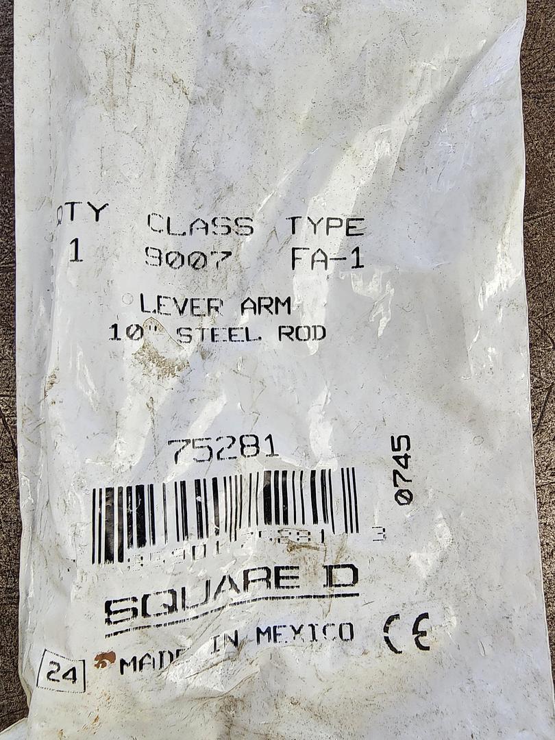 Square D 75281 10″ Steel Rod Limit Switch Lever Arm