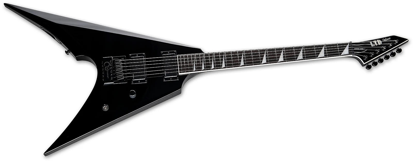ESP LTD ARROW 1000 EVERTUNE ET Black BLK Electric Guitar + CASE – B-Stock