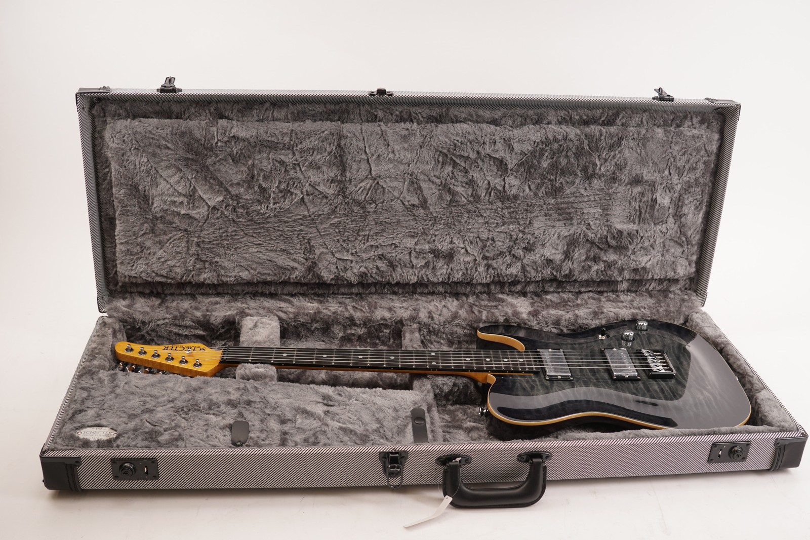 Schecter PT Classic Electric Guitar (Transparent Black Burst)