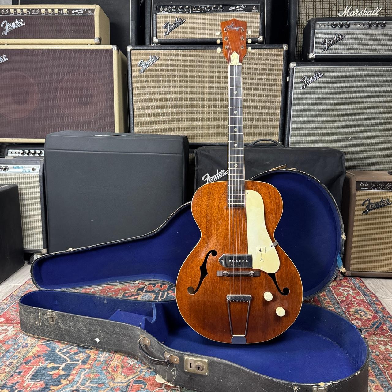 *Video* 1960’s Kay N-1 Hollowbody w/Fralin P-90 Mahogany