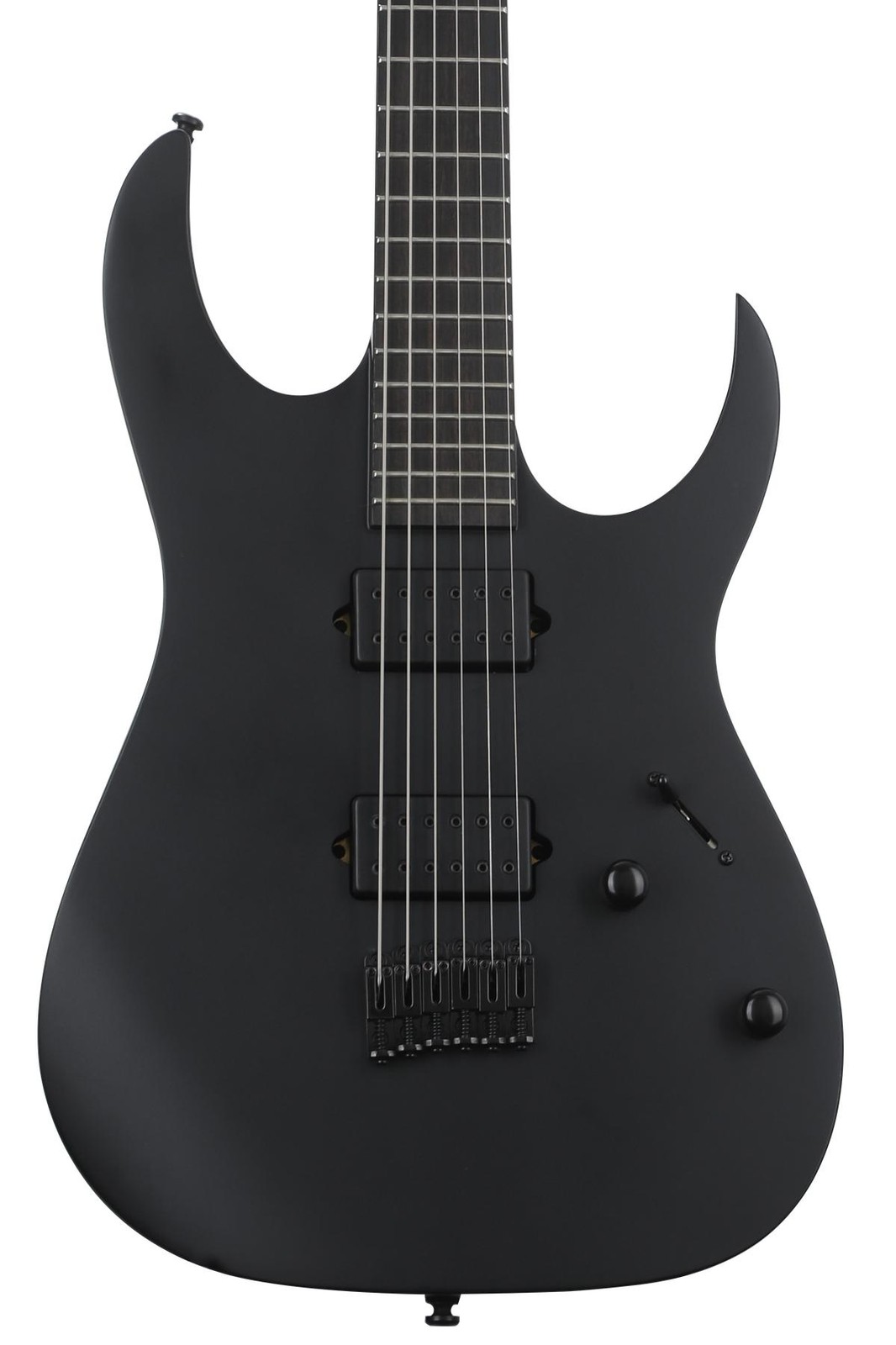 Ibanez Iron Label RG Baritone – Black Flat