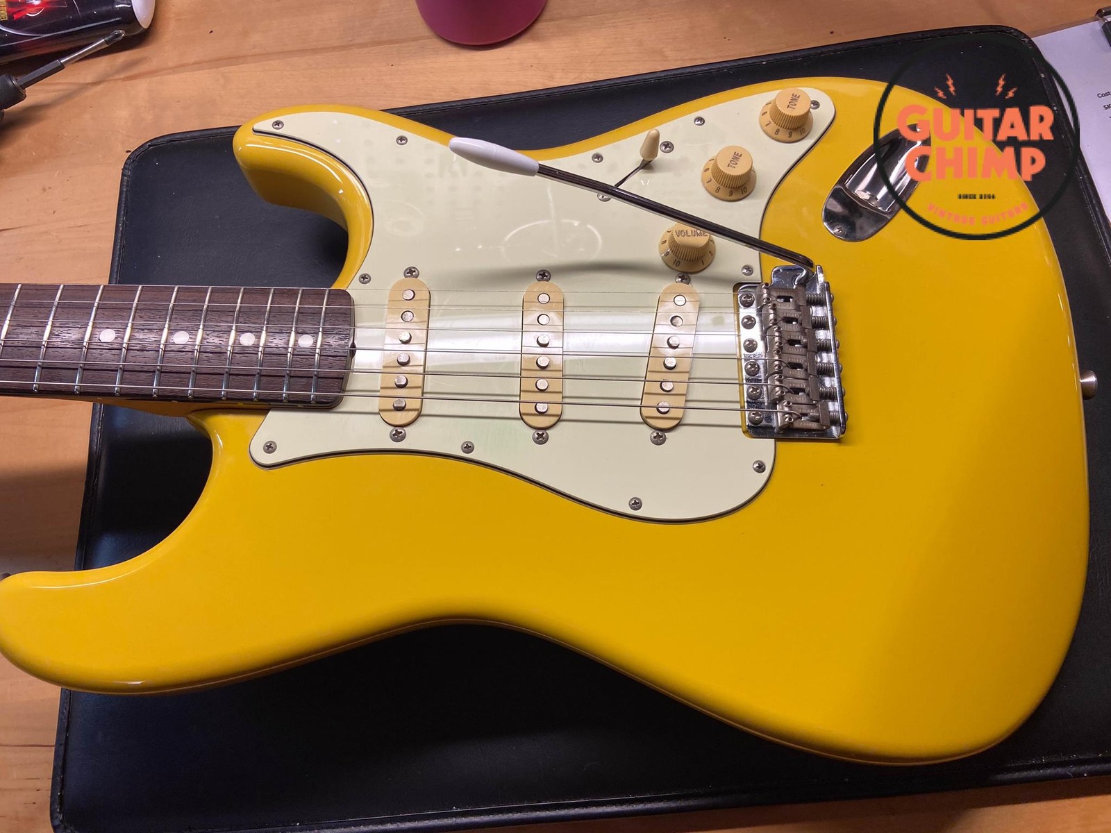 2004 Fender Japan ST62-70TX ’62 Stratocaster – Rebel Yellow, Texas Specials, MIJ