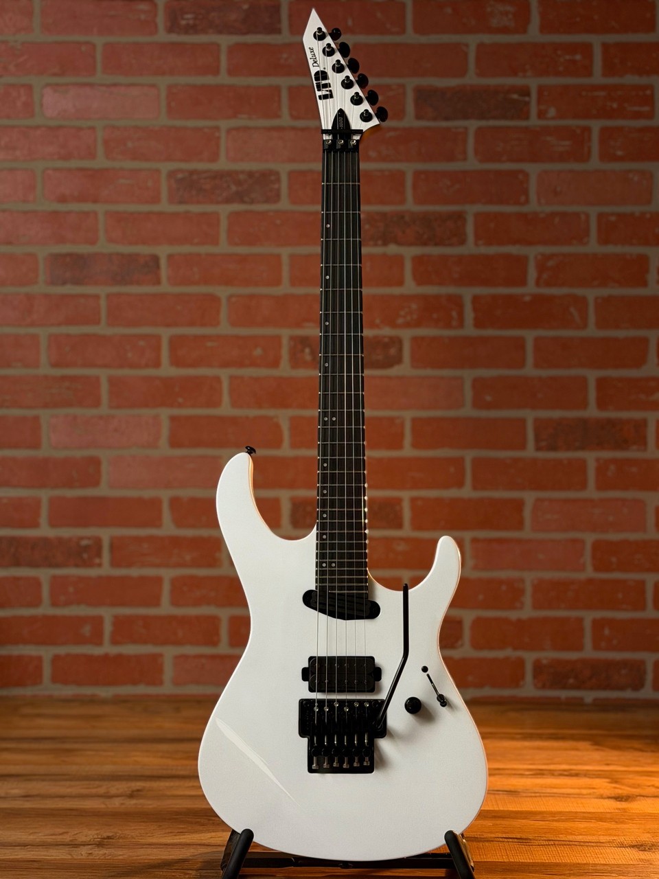 ESP LTD Deluxe MV-1000 Electric Guitar – Pearl White