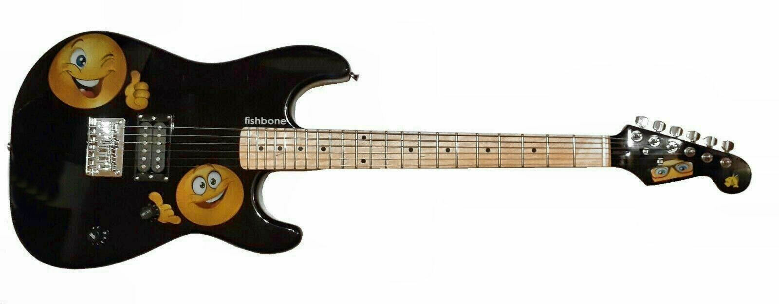 Fishbone Emoji I Full Size Guitar with Gig Bag