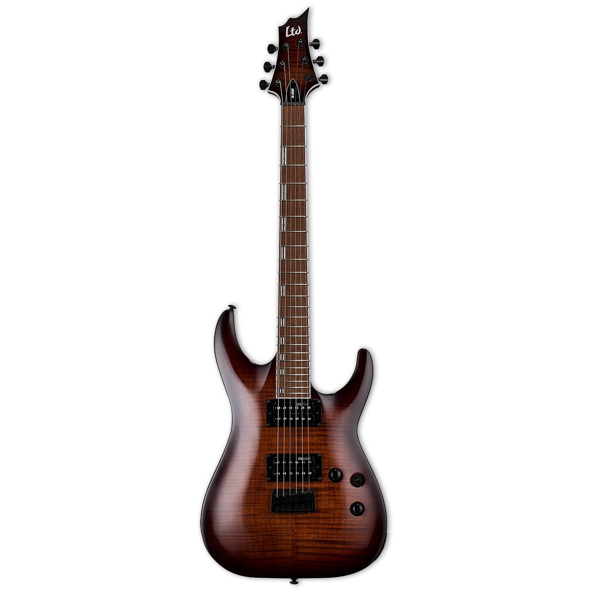 ESP LTD H-200FM Dark Brown Sunburst Electric Guitar + ESP Gig Bag H-200 FM H200