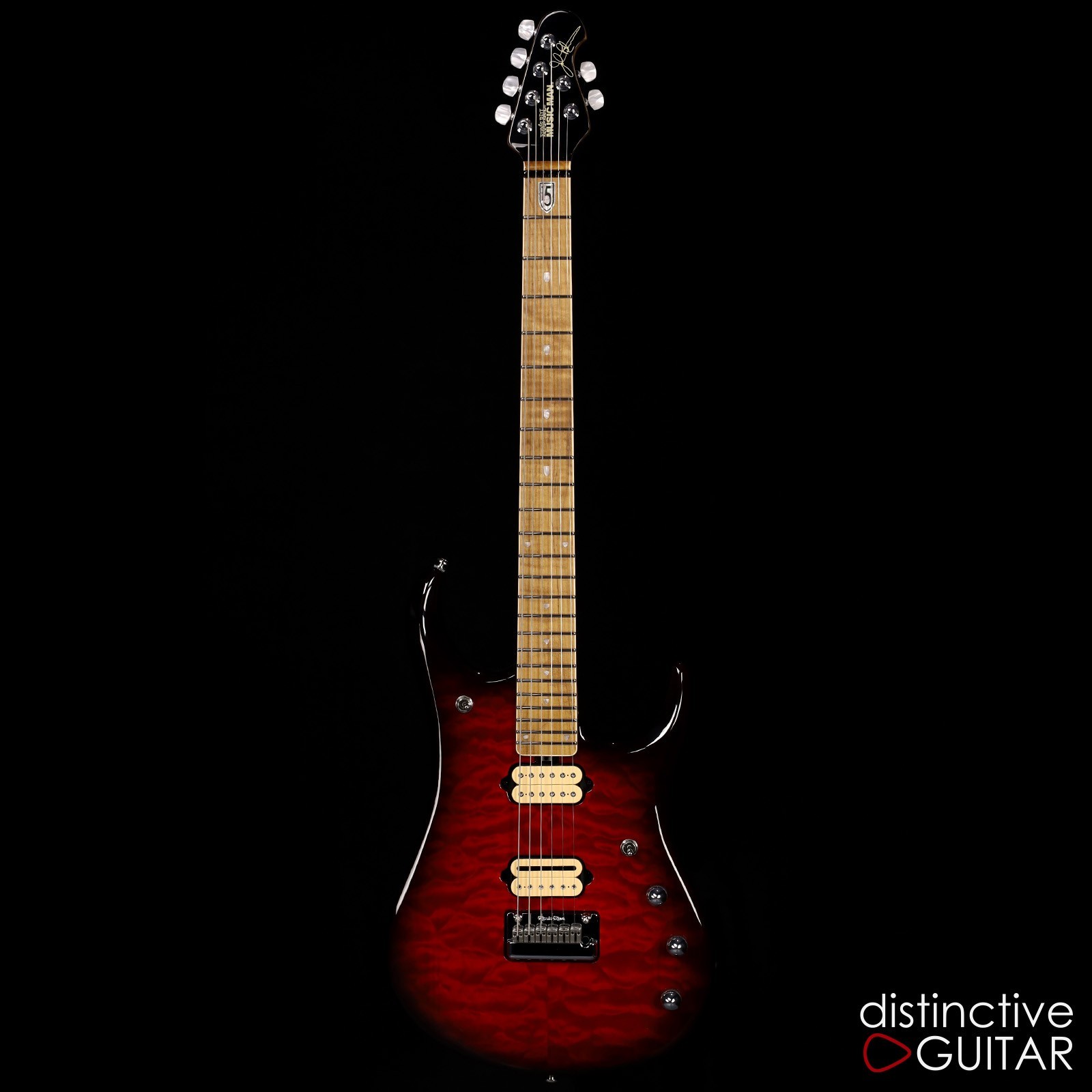 ERNIE BALL MUSIC MAN BFR JP15 BARITONE ORANGE CREAMSICLE – LIMITED PETRUCCI SIG