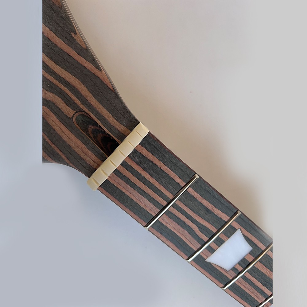 Unfinished Zebrawood Bone Nuts DIY Electric Guitar Kits Set Neck Free Shipping