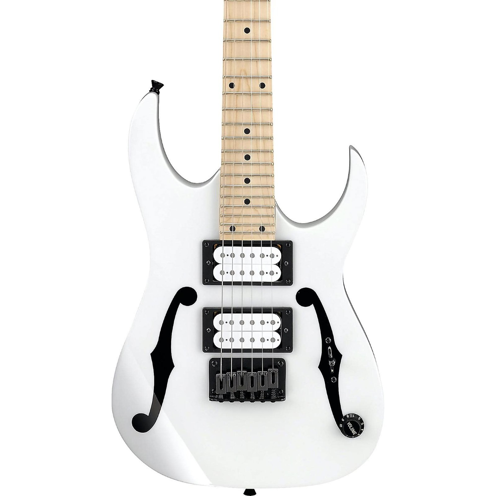 Ibanez PGMM31 Paul Gilbert Signature Mikro Series Electric Guitar, White w/ Clot