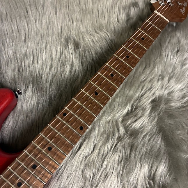 Bacchus BSH-850/RSM Red-S Electric Guitar, Nyatoh Body, Roasted Maple Neck